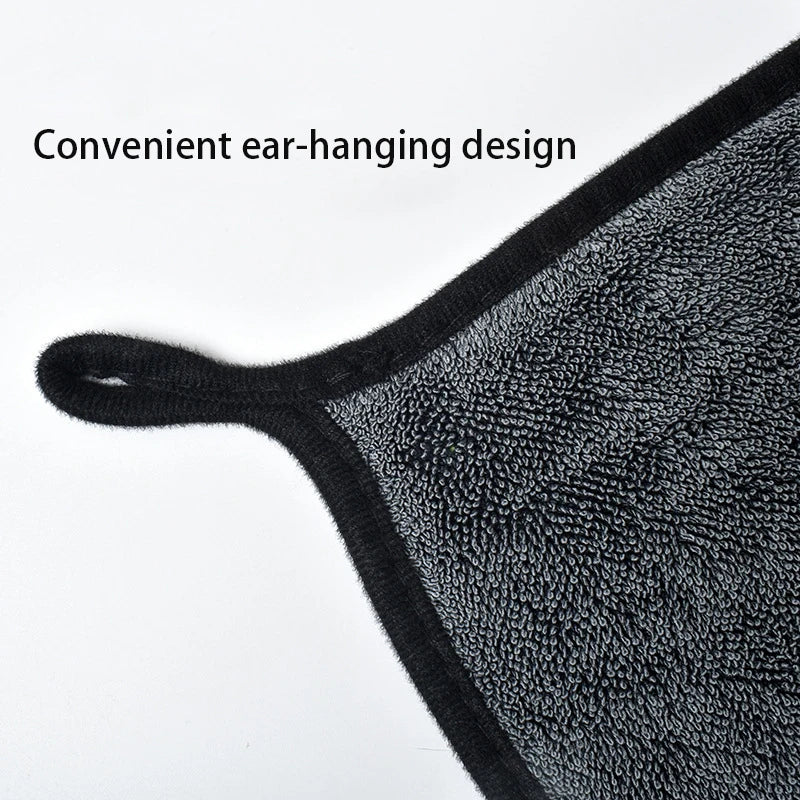 1pc Extra Large Car Towel - Ultra Absorbent Soft Non-Shedding No Stripe Quick Dry Detailing Cloth 24x35 Inches