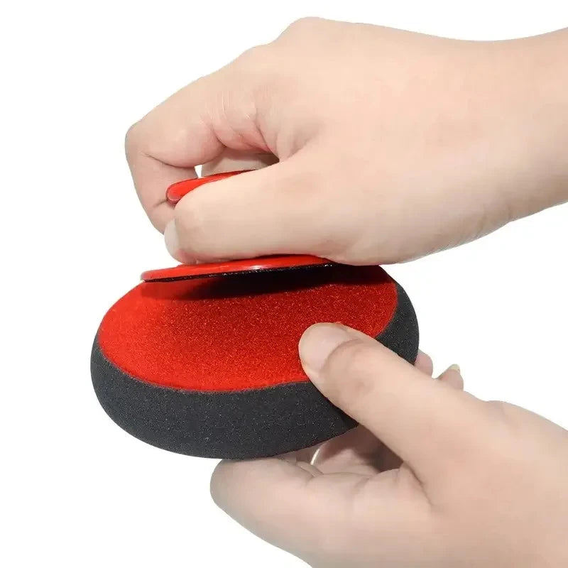 Small Handheld Car Waxing Sponge Crystal Plating Beauty Seam Polishing Cleaning Sponge for Auto Detailing