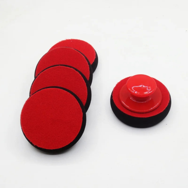 Small Handheld Car Waxing Sponge Crystal Plating Beauty Seam Polishing Cleaning Sponge for Auto Detailing