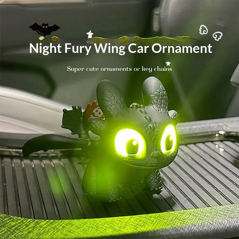 Cute Glowing Toothless                        Dashboard Accessory